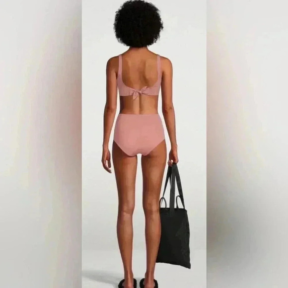 NWT Mimi & August  le maillot Paloma coffee padded bikini swimsuit top XL - Picture 1 of 2